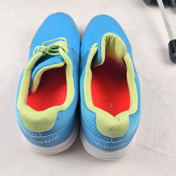 Vionic Maeve Athletic Shoes Womens Size 7 Blue Lace Up Sneakers Comfort - Picture 7 of 8